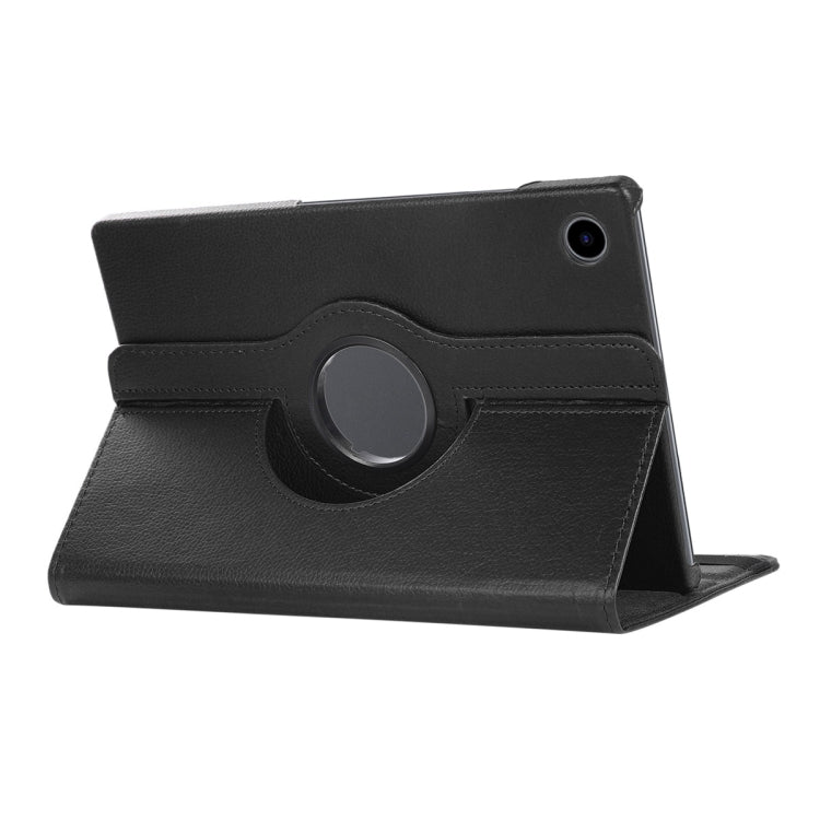 For Samsung Galaxy Tab A8 10.5 2021 X200/X205 ENKAY 360 Degree Rotation Litchi Leather Smart Case(Rose Red) - free shipping - PMc TechLife - Order now!