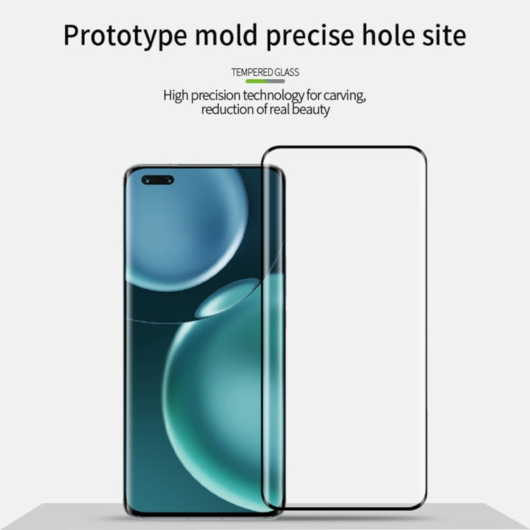 For Honor Magic4 MOFI 9H 3D Explosion-proof Hot Bending Tempered Glass Full Film(Black) - Honor Cases by MOFI | Online Shopping South Africa | PMC Jewellery