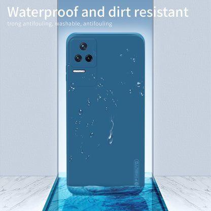 For Xiaomi Redmi K40S PINWUYO Sense Series Liquid Silicone TPU Phone Case(Blue) - More Brand by PINWUYO | Online Shopping South Africa | PMC Jewellery | Buy Now Pay Later Mobicred