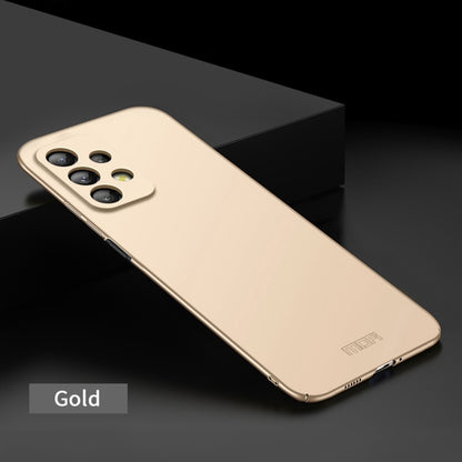 For Samsung Galaxy A33 5G MOFI Frosted PC Ultra-thin Hard Phone Case(Gold) - Galaxy Phone Cases by MOFI | Online Shopping South Africa | PMC Jewellery