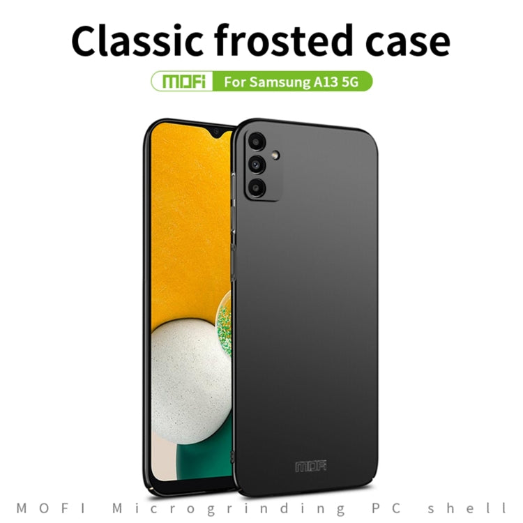 For Samsung Galaxy A13 5G MOFI Frosted PC Ultra-thin Hard Case(Gold) - Galaxy Phone Cases by MOFI | Online Shopping South Africa | PMC Jewellery