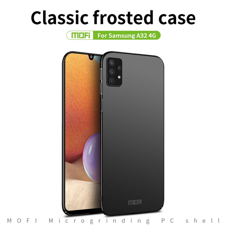 For Samsung Galaxy A32 4G MOFI Frosted PC Ultra-thin Hard Case(Gold) - Galaxy Phone Cases by MOFI | Online Shopping South Africa | PMC Jewellery