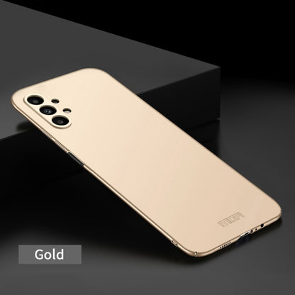 For Samsung Galaxy A13 4G MOFI Frosted PC Ultra-thin Hard Case(Gold) - Galaxy Phone Cases by MOFI | Online Shopping South Africa | PMC Jewellery