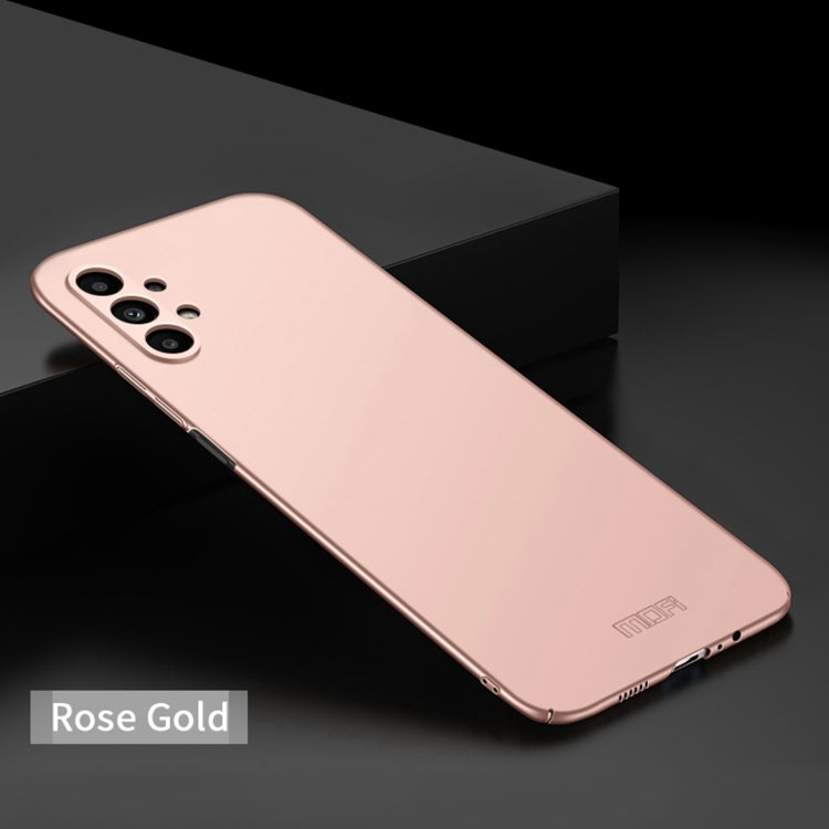 For Samsung Galaxy A13 4G MOFI Frosted PC Ultra-thin Hard Case(Rose Gold) - Galaxy Phone Cases by MOFI | Online Shopping South Africa | PMC Jewellery