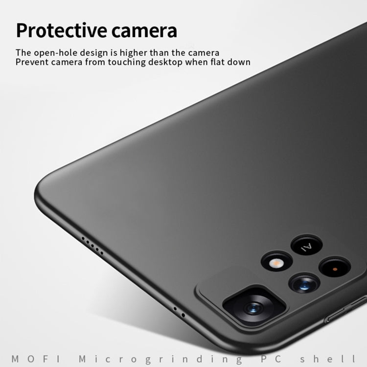 For Redmi Note 11 5G / Note11S 5G / Poco M4 Pro 5G MOFI Frosted PC Ultra-thin Hard  Phone Case(Black) - Xiaomi Cases by MOFI | Online Shopping South Africa | PMC Jewellery