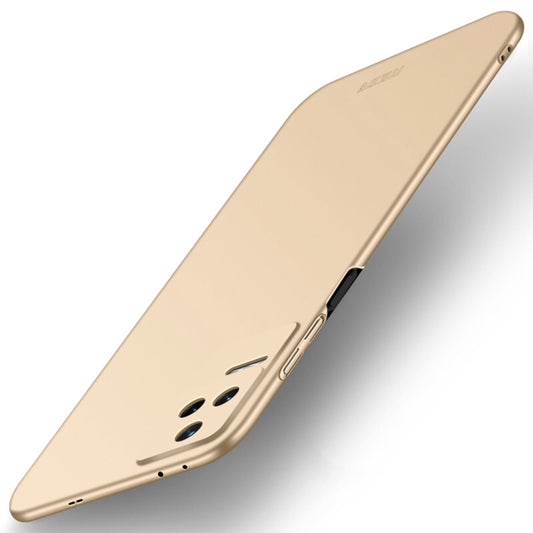 For Xiaomi Redmi K50 / K50 Pro MOFI Frosted PC Ultra-thin Hard  Phone Case(Gold) - Xiaomi Cases by MOFI | Online Shopping South Africa | PMC Jewellery