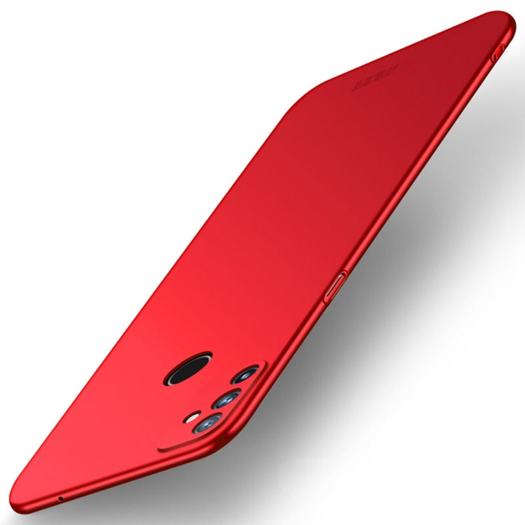 For OnePlus Nord N100 5G MOFI Frosted PC Ultra-thin Hard Case(Red) - OnePlus Cases by MOFI | Online Shopping South Africa | PMC Jewellery