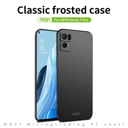 For OPPO Reno7 Pro MOFI Frosted PC Ultra-thin Hard Case(Red) - OPPO Cases by MOFI | Online Shopping South Africa | PMC Jewellery