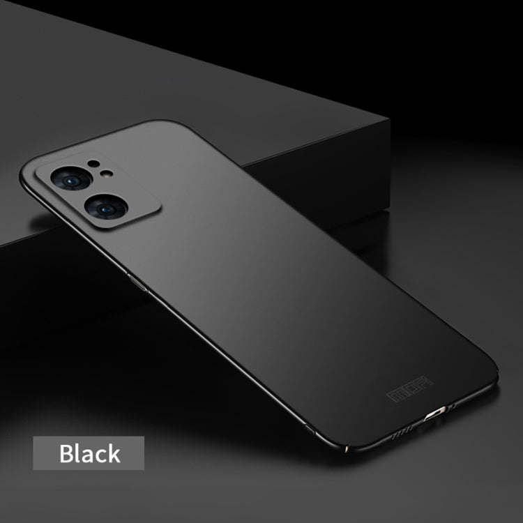 For OPPO Reno7 SE MOFI Frosted PC Ultra-thin Hard Case(Black) - OPPO Cases by MOFI | Online Shopping South Africa | PMC Jewellery