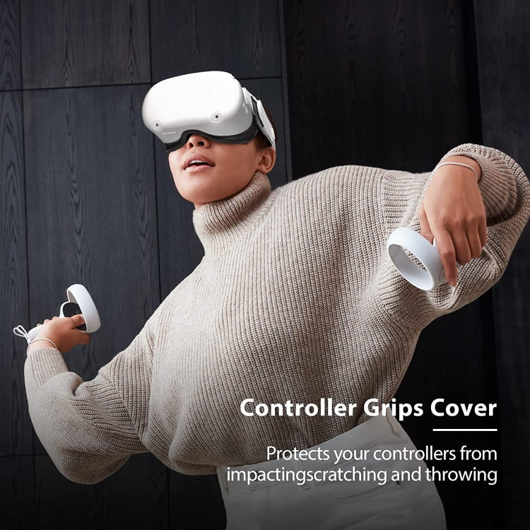 For Oculus Quest2 VR Handle Host All-inclusive Non-slip Anti-fall Silicone Protective Cover - VR Accessories by PMC Jewellery | Online Shopping South Africa | PMC Jewellery | Buy Now Pay Later Mobicred