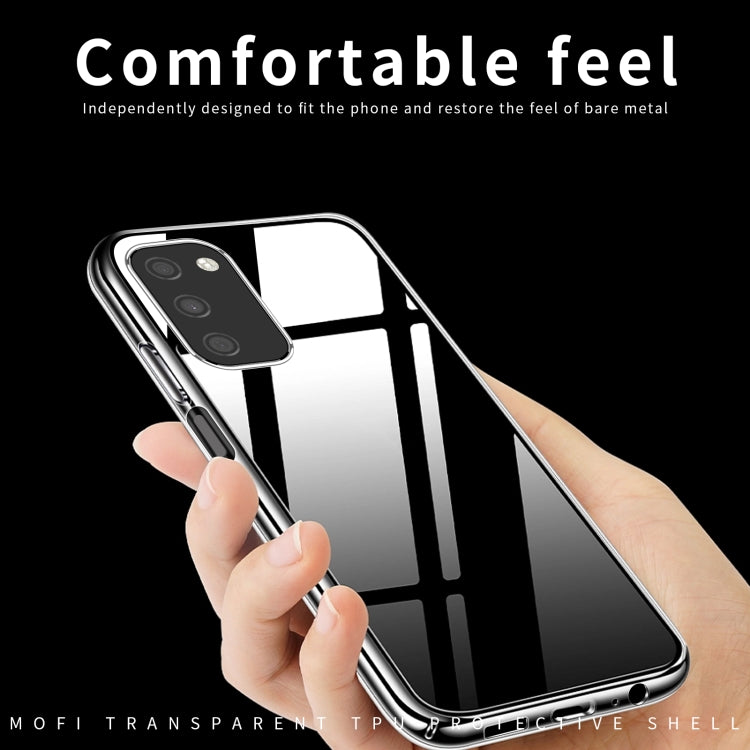 For Samsung Galaxy A03s EU 164.2mm MOFI Ming Series Ultra-thin TPU Phone Case(Transparent) - Galaxy Phone Cases by MOFI | Online Shopping South Africa | PMC Jewellery