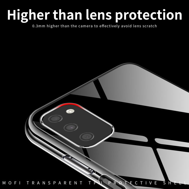 For Samsung Galaxy A03s EU 164.2mm MOFI Ming Series Ultra-thin TPU Phone Case(Transparent) - Galaxy Phone Cases by MOFI | Online Shopping South Africa | PMC TechLife
