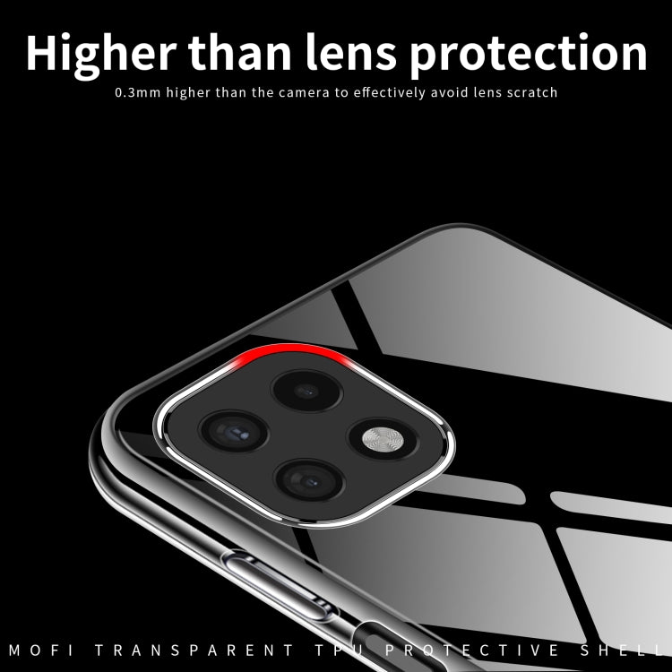 For Samsung Galaxy A22 5G MOFI Ming Series Ultra-thin TPU Phone Case(Transparent) - Galaxy Phone Cases by MOFI | Online Shopping South Africa | PMC TechLife