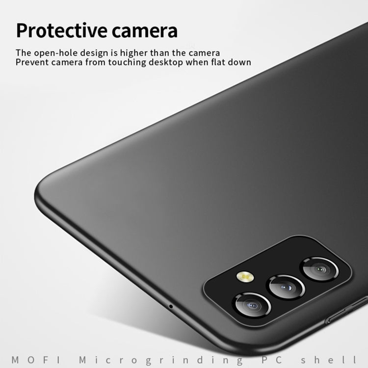 For Samsung Galaxy M52 5G MOFI Frosted PC Ultra-thin Hard Case(Black) -  by MOFI | Online Shopping South Africa | PMC Jewellery