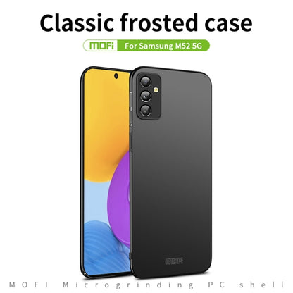 For Samsung Galaxy M52 5G MOFI Frosted PC Ultra-thin Hard Case(Gold) -  by MOFI | Online Shopping South Africa | PMC Jewellery