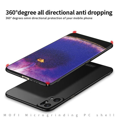 For OPPO Find X5 Pro MOFI Frosted PC Ultra-thin Hard Case(Black) -  by MOFI | Online Shopping South Africa | PMC Jewellery