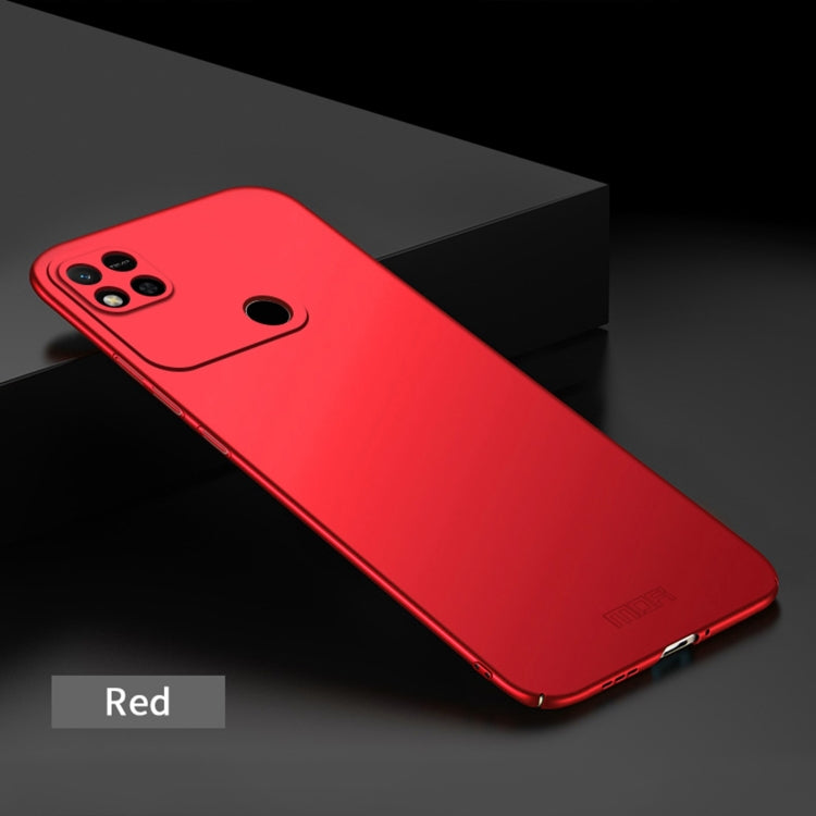 For Xiaomi Redmi 10A MOFI Frosted PC Ultra-thin Hard Case(Red) - Xiaomi Cases by MOFI | Online Shopping South Africa | PMC Jewellery