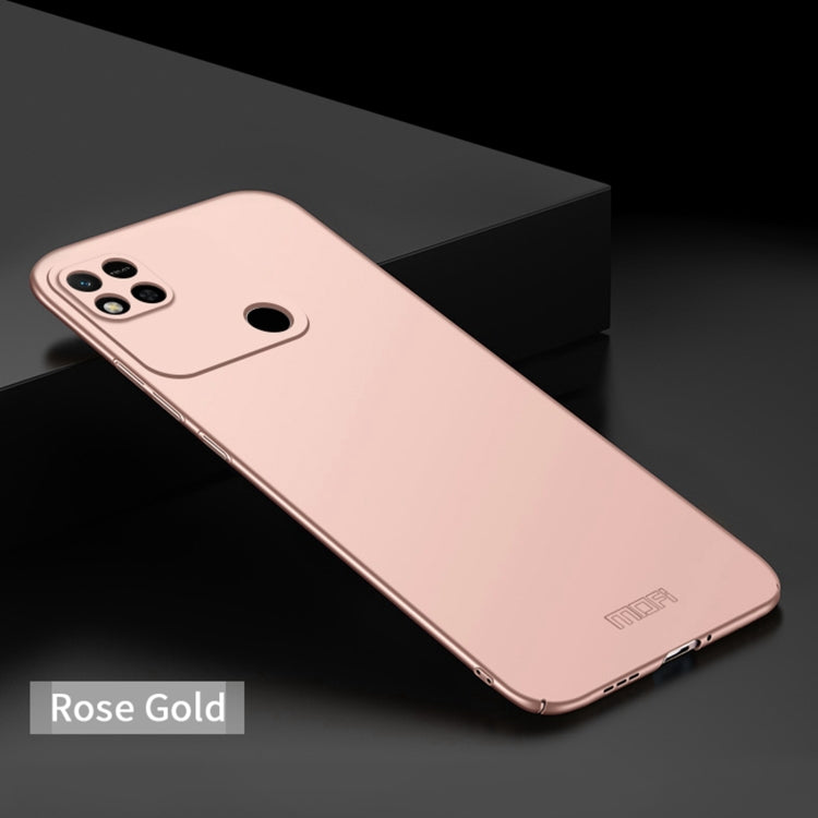 For Xiaomi Redmi 10A MOFI Frosted PC Ultra-thin Hard Case(Rose Gold) - Xiaomi Cases by MOFI | Online Shopping South Africa | PMC Jewellery