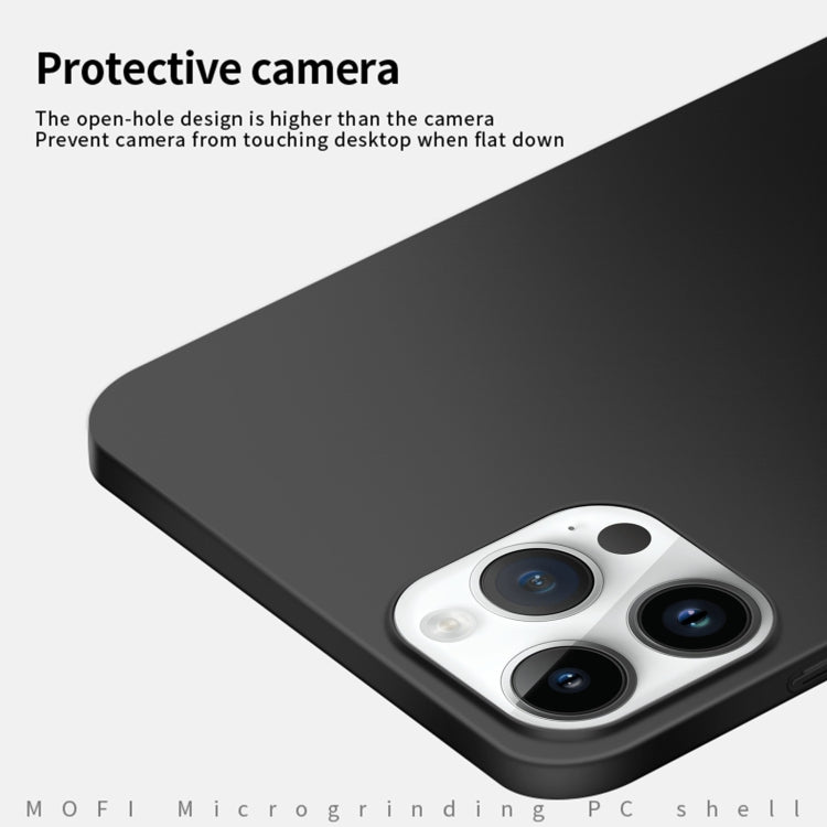 For iPhone 14 Pro MOFI Frosted PC Ultra-thin Hard Case (Gold) - iPhone 14 Pro Cases by MOFI | Online Shopping South Africa | PMC TechLife