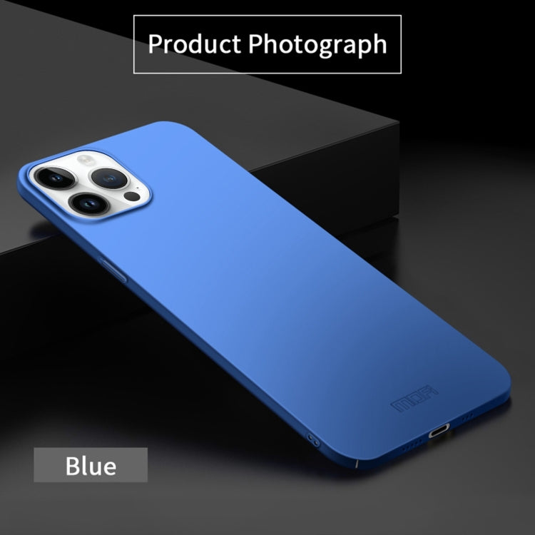 For iPhone 14 Pro Max MOFI Frosted PC Ultra-thin Hard Case (Blue) - iPhone 14 Pro Max Cases by MOFI | Online Shopping South Africa | PMC Jewellery