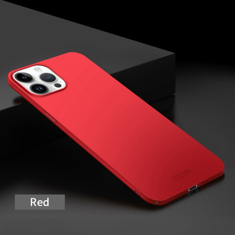 For iPhone 14 Pro Max MOFI Frosted PC Ultra-thin Hard Case (Red) - iPhone 14 Pro Max Cases by MOFI | Online Shopping South Africa | PMC Jewellery