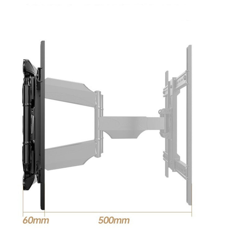 NORTH BAYOU NB P63 TV Wall Mount Bracket for 45 - 75 inch LED / LCD / OLED - TV Brackets & Mounts by PMC Jewellery | Online Shopping South Africa | PMC Jewellery | Buy Now Pay Later Mobicred