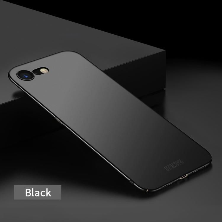 For iPhone SE 2022 / 2020 MOFI Frosted PC Ultra-thin Hard Case(Black) - iPhone SE 2022 / 2020 / 8 / 7 Cases by MOFI | Online Shopping South Africa | PMC Jewellery