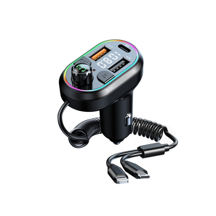 C29 Car Bluetooth 5.0 FM Transmitter  Car MP3 Player Fast Charge U Disk Lossless Music Player - Bluetooth Car Kits by PMC Jewellery | Online Shopping South Africa | PMC Jewellery | Buy Now Pay Later Mobicred