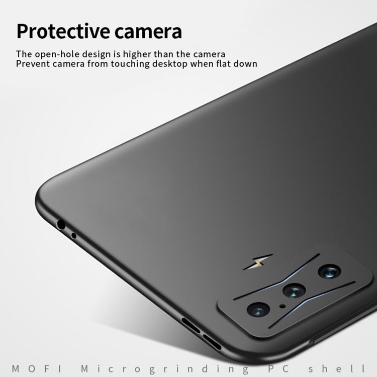 For Xiaomi Redmi K50 Gaming MOFI Frosted PC Ultra-thin Hard Case(Black) - Xiaomi Cases by MOFI | Online Shopping South Africa | PMC Jewellery