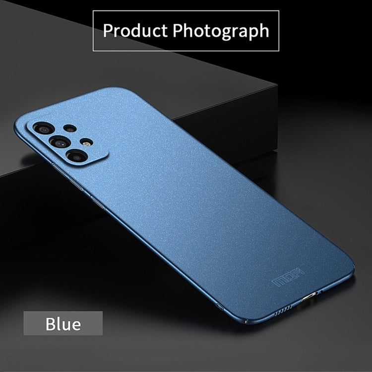 For Samsung Galaxy A73 5G MOFI Fandun Series Frosted PC Ultra-thin All-inclusive Phone Case(Blue) - free shipping - PMC TechLife - Order now!