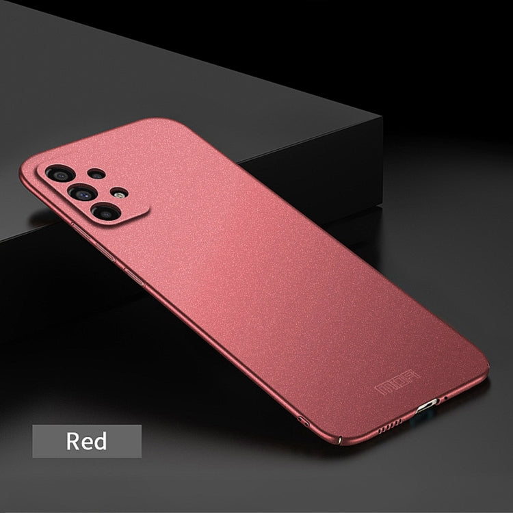 For Samsung Galaxy A73 5G MOFI Fandun Series Frosted PC Ultra-thin All-inclusive Phone Case(Red) - Galaxy Phone Cases by MOFI | Online Shopping South Africa | PMC TechLife