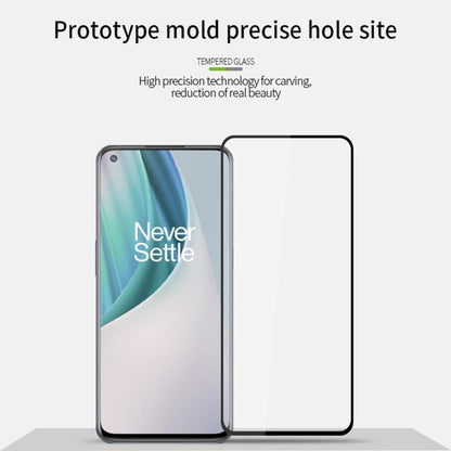 For OnePlus Nord 2T MOFI 9H 2.5D Full Screen Tempered Glass Film(Black) - OnePlus Tempered Glass by MOFI | Online Shopping South Africa | PMC Jewellery