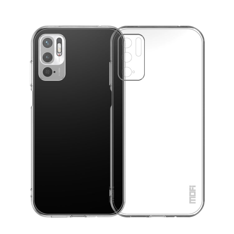 For Xiaomi Redmi Note 11T SE / Note 10 5G MOFI Ming Series Ultra-thin TPU Phone Case(Transparent) - Xiaomi Cases by MOFI | Online Shopping South Africa | PMC Jewellery