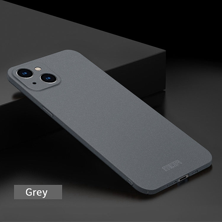 For iPhone 14 Plus  MOFI Fandun Series Frosted PC Ultra-thin Phone Case(Gray) - iPhone 14 Plus Cases by MOFI | Online Shopping South Africa | PMC Jewellery