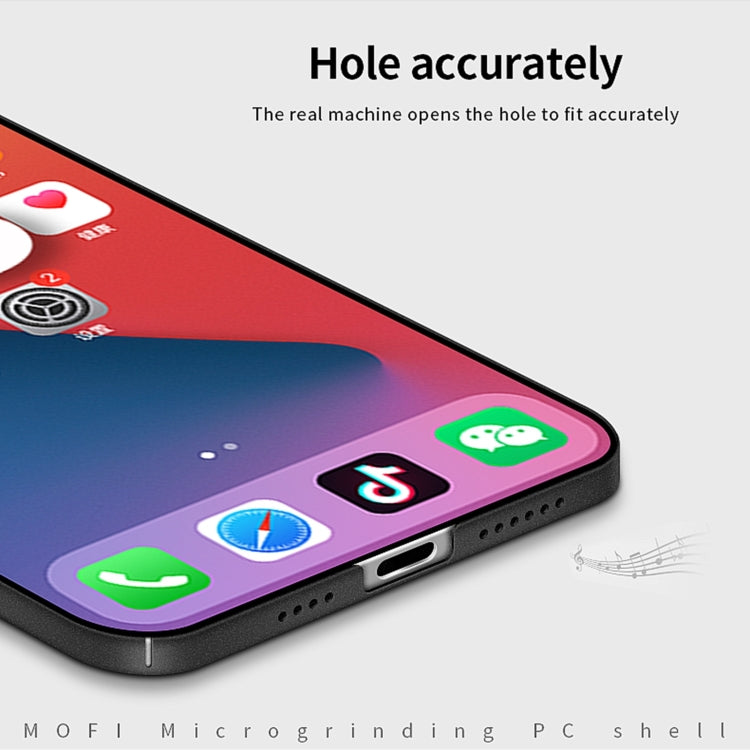 For iPhone 14 Pro Max MOFI Fandun Series Frosted PC Ultra-thin Phone Case(Blue) - iPhone 14 Pro Max Cases by MOFI | Online Shopping South Africa | PMC TechLife