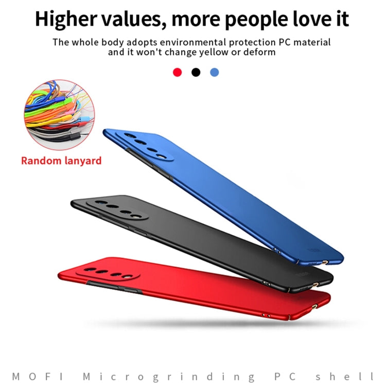 For Honor 70 Pro MOFI Frosted PC Ultra-thin Hard Case(Red) - Honor Cases by MOFI | Online Shopping South Africa | PMC Jewellery