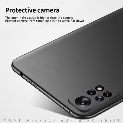 For Xiaomi Redmi Note 11E Pro MOFI Frosted PC Ultra-thin Hard Case(Black) - Xiaomi Cases by MOFI | Online Shopping South Africa | PMC Jewellery