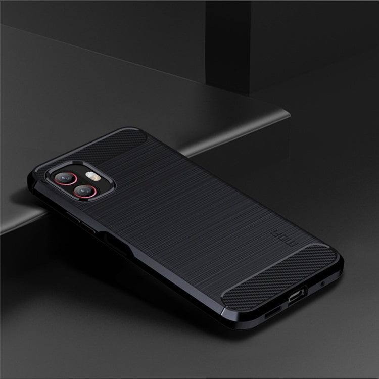 For Samsung Galaxy Xcover6 Pro / Xcover Pro 2 MOFI Gentleness Brushed Carbon Fiber Soft TPU Case(Blue) - free shipping - PMC TechLife - Order now!