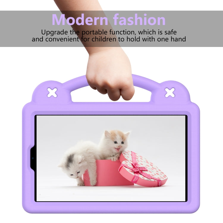 For Samsung Galaxy Tab A 8.0 2019 T290 / T295 Handle Kickstand Children EVA Shockproof Tablet Case(Lighte Purple) - Other Galaxy Tab PC by PMC TechLife | Online Shopping South Africa | PMC TechLife