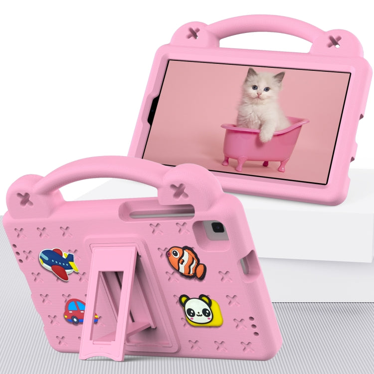 For Huawei MediaPad M5 8.4 Handle Kickstand Children EVA Shockproof Tablet Case(Pink) - Huawei by PMC TechLife | Online Shopping South Africa | PMC TechLife | Buy Now Pay Later Mobicred