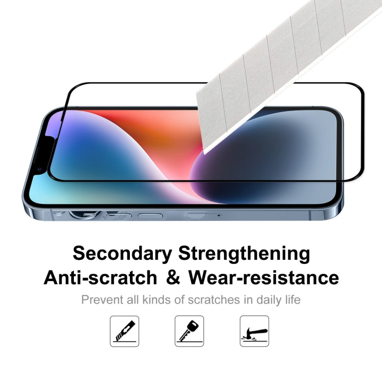 For iPhone 16e / 14 / 13 / 13 Pro 2pcs ENKAY 6D Full Glue Tempered Glass Full Film - free shipping - PMc TechLife - Order now!