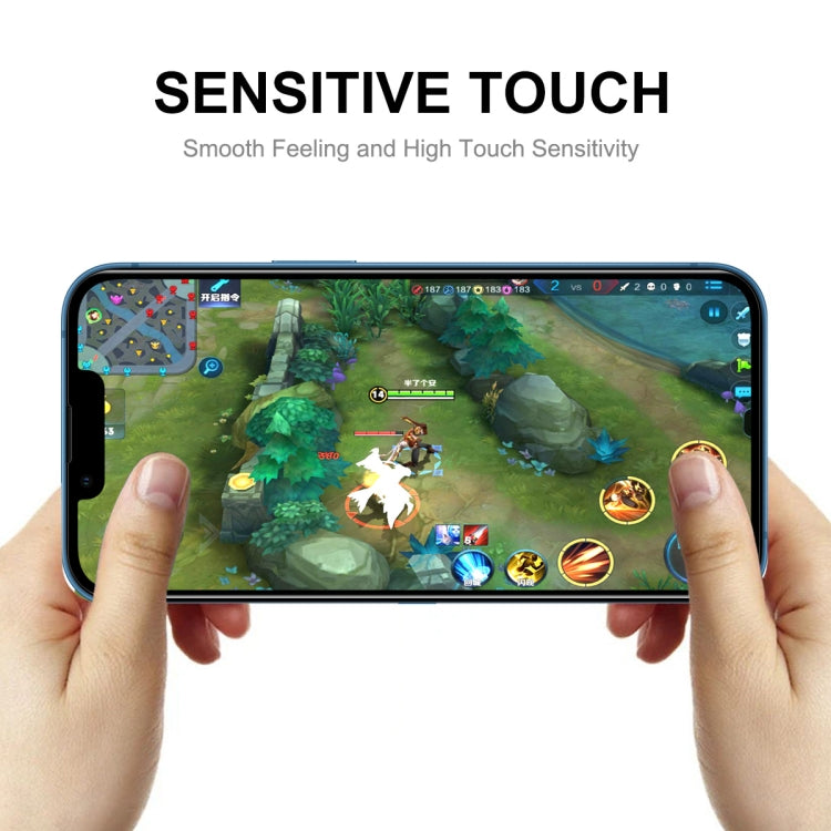 For iPhone 16e / 14 / 13 / 13 Pro 2pcs ENKAY 6D Full Glue Tempered Glass Full Film - free shipping - PMc TechLife - Order now!