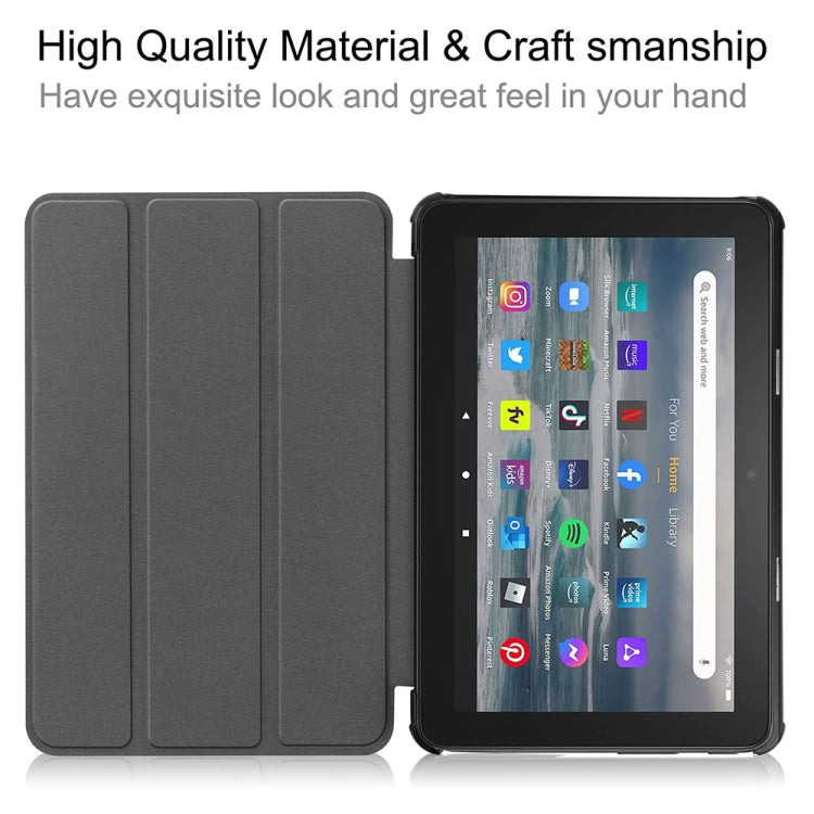 For Amazon Fire 7 12th 2022 JSM Smart Leather Tablet Case(Big Eye) - free shipping - PMc TechLife - Order now!
