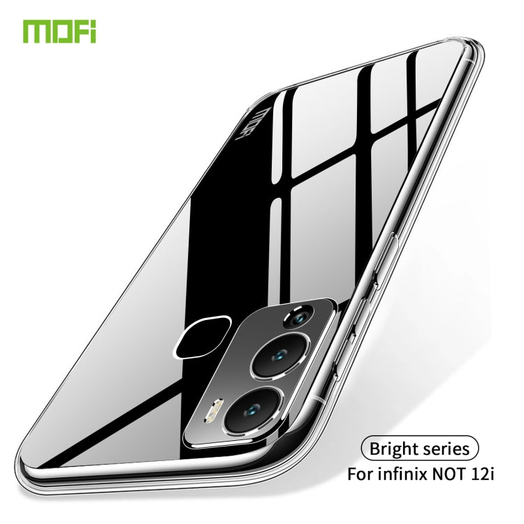 For Infinix Hot 12i MOFI Ming Series Ultra-thin TPU Phone Case(Transparent) - Infinix Cases by MOFI | Online Shopping South Africa | PMC Jewellery