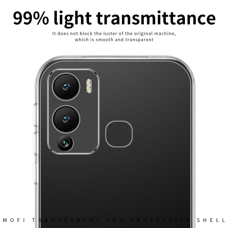 For Infinix Hot 12i MOFI Ming Series Ultra-thin TPU Phone Case(Transparent) - Infinix Cases by MOFI | Online Shopping South Africa | PMC TechLife | Buy Now Pay Later Mobicred
