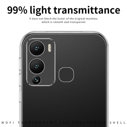 For Infinix Hot 12i MOFI Ming Series Ultra-thin TPU Phone Case(Transparent) - Infinix Cases by MOFI | Online Shopping South Africa | PMC Jewellery