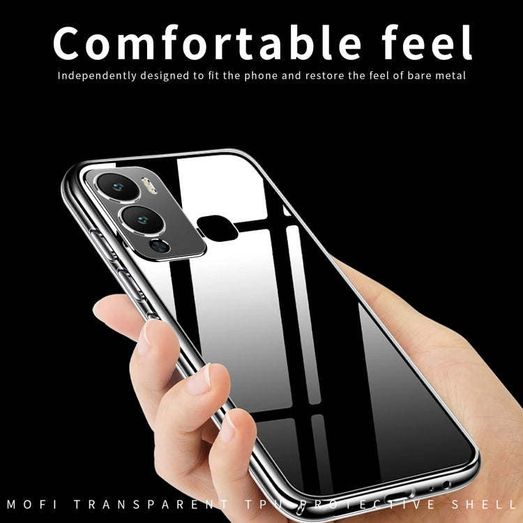 For Infinix Hot 12i MOFI Ming Series Ultra-thin TPU Phone Case(Transparent) - Infinix Cases by MOFI | Online Shopping South Africa | PMC Jewellery