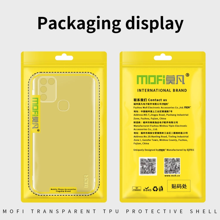 For Infinix Hot 12i MOFI Ming Series Ultra-thin TPU Phone Case(Transparent) - Infinix Cases by MOFI | Online Shopping South Africa | PMC TechLife | Buy Now Pay Later Mobicred