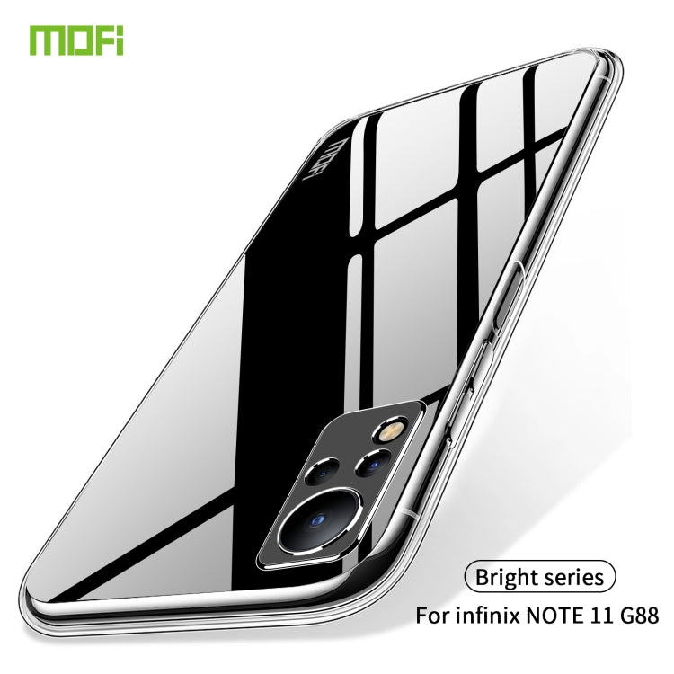 For Infinix Note 11G88 / 12G88 MOFI Ming Series Ultra-thin TPU Phone Case(Transparent) - free shipping - PMC TechLife - Order now!