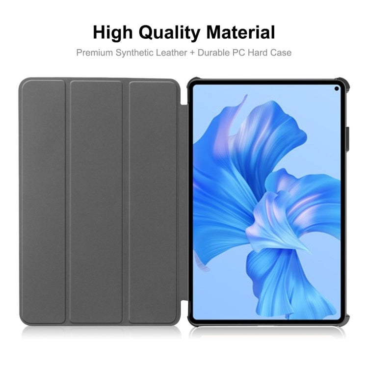 For Huawei MatePad Pro 11 2022 ENKAY Plastic Back Cover Smart Leather Stand Case(Dark Blue) - free shipping - PMC TechLife - Order now!